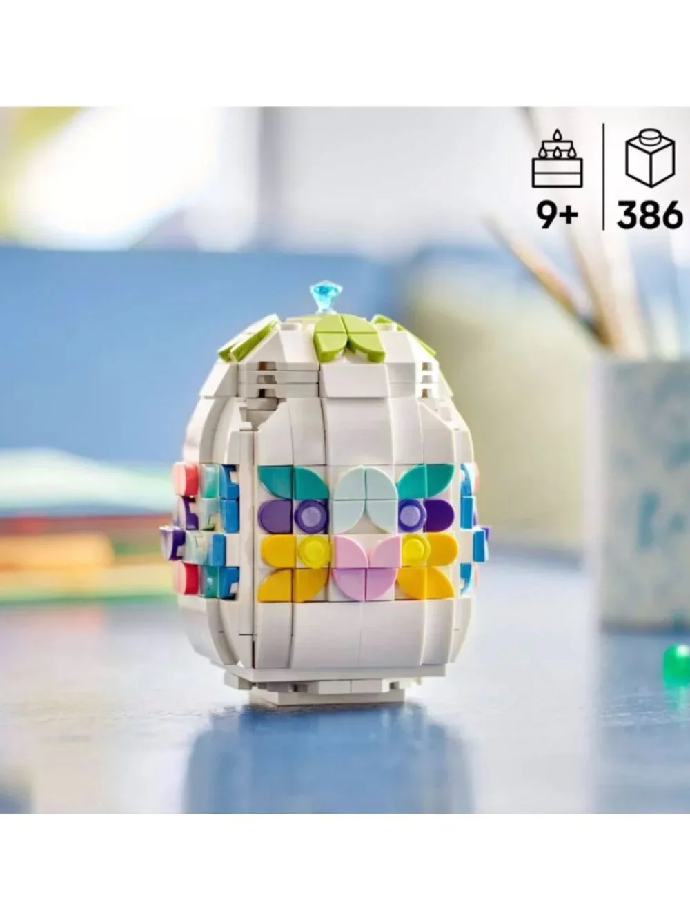 LEGO 40816 Decorative Easter Egg Building Toy Spring Ages 9+ 386 Pcs Creative